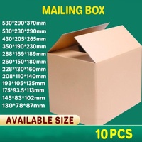 3-Layer Mailing Box Carton Small Medium Large Cardboard Parcel Boxes - Carton - 350x190x230mm