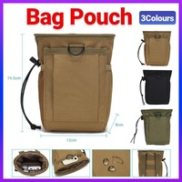Utility Multi Purpose Tactical Waist Bag Belt Molle Pouch Military Wallet Pack - Black