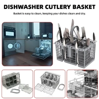 Multifunctional Dishwasher Basket Accessories Fit Hotpoint Indesit Knife And Fork Storage Basket