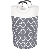 82L Large Capacity Laundry Basket for Dirty Clothes Toy Storage and Organizing - Grey
