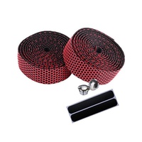 2X Thick Bicycle Handlebar Tape Bar Drop Wrap Mtb Road Bike Anti-Slip Punch - Pink