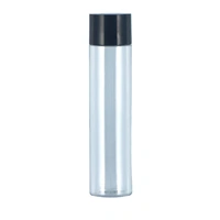 50/100/150ml Plastic Toner Lotion Bottles Refillable Travel Cosmetic Containers - Black Lid + Transparent Bottle - 150ml
