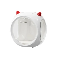 Space Capsule Storage Box Transparent Doll Model Display Organiser