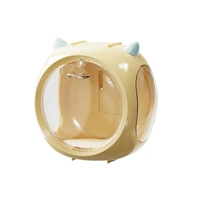Space Capsule Storage Box Transparent Doll Model Display Organiser