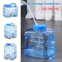 Outdoor Water Bucket Household Storage Car Water Tank Drinking Water Storage - 7.5L