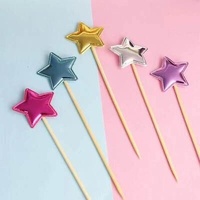 Happy Birthday Acrylic Cake Topper Cake Decoration Golden Silver Party - Colourful-Crown