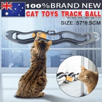 Interactive Cat Track Ball Toy with Window Suction Cup for Indoor Play and Exercise