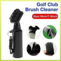 1PC Golf Club Cleaning Brush Reel Groove Cleaner With Extrusion Water Bottle