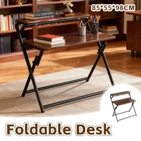 Portable Folding Desk Table X-Shaped Stable for Home Office Study