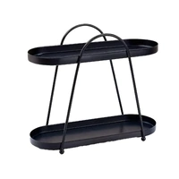 Jewelry Rack Organizer Stand Cosmetic Display Desktop Storage Holder for Home - Black