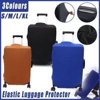 Thickened High Stretch Suitcase Dust-proof Luggage Protector Travel Case Cover - Brown-20inches