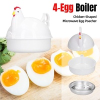 Microwave Oven Egg Steamer Boiled Egg Artifact Boiled Egg Mini Household Special Heating Box
