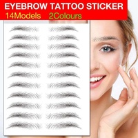 3D Waterproof Eyebrow Tattoo Sticker Hair-Like Natural Brows for Sparse Eyebrows - E17