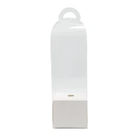 10pcs Bouquet Packaging Transparent PVC Flower Box Portable Floral Gift Boxes - White
