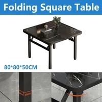 Folding Square Table Space Saving Durable for Home Office Balcony