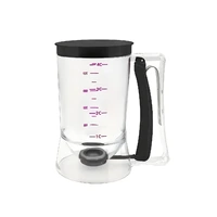 Batter Dispenser Measuring Cup Funnel Cake Cupcake Pancake Baking Tool - Black