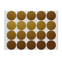 Gold Assorted Sizes Colour Sticker Dots Adhesive Round Labels Circular Spot Scrapbook - 25mm*40 Dots