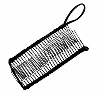 Vintage Banana Hair Clip Christmas Hair Claw Accessory Stretchable Banana Comb - 30 Teeth