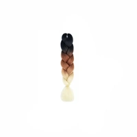 Coloured Jumbo Braiding Hair Extensions Braids Twist Hight Temperature Kanekalon - C15