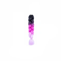 Coloured Jumbo Braiding Hair Extensions Braids Twist Hight Temperature Kanekalon - C22