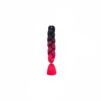 Coloured Jumbo Braiding Hair Extensions Braids Twist Hight Temperature Kanekalon - C6