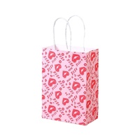30x Valentines Day Love-Themed Tote Bag Elegant Kraft Paper Handbag Lightweight - Y171