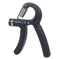 Adjustable Power Hand Grip Forearm Exerciser Gripper Strengthener Trainer 5-60Kg - Black
