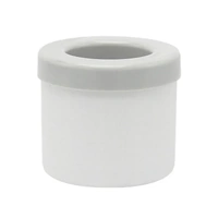 Silicone Ice Cube Tray Mould Ice Box Compartment Bucket for Easy Ice Making - Gray