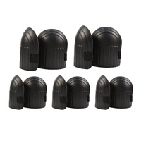 Professional Knee Pads for Construction Flooring Tiling Knee Protection Gear - Black