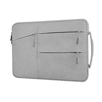Laptop Sleeve Travel Bag Carry Case For Macbook Air Pro 15.6inch - Light Grey