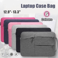 Laptop Sleeve Travel Bag Carry Case For MacBook Air Pro For 12.9”-13.3” - Light Grey