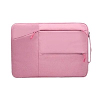 Laptop Sleeve Travel Bag Carry Case For Macbook Air Pro 15.6inch - Pink