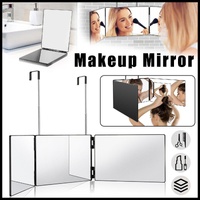 3Way Makeup Mirror for Hair Cutting Styling Hanging Beauty Tool Adjustable