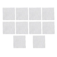 10pcs Stainless Steel Wire Mesh for Water Plants Fish Tank Aquarium Decoration - 8x8cm