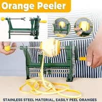 Adjustable Orange Peeler Tool Durable Non Slip Handle For Kitchen Fruit Peeling