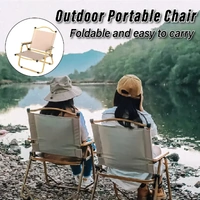 Outdoor Folding Chair Portable Camping Seat Lightweight Beach Chair for Travel