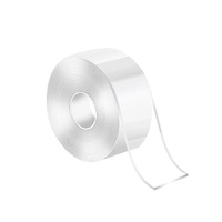 Double Sided Nano Tape Transparent Reusable Adhesive Gel Grip for Home Office - 3cm*1m*2mm (1 Unit)