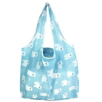 Reusable Foldable Light Waterproof Shopping Bags Carry bag Grocery Big - B-06