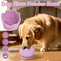 Shape Food Grade Material Dog Slow Feeder Bowl Non Slip Promote Healthy Eating