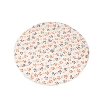 Waterproof Dog Pads Round Diaper Pads Pet Training Pads for Puppies and Dogs - White-55cm