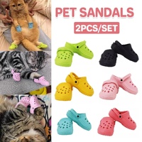 2pcs Shoe Charms Accessories for Shoes Bags Clothing Pet Shoes Decorative Set - Light Blue