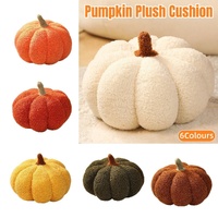Soft Plush Pumpkin Pillow Cushion Sofa Living Room Bay Window Decor Indoor Toy - White