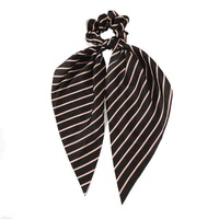 Chiffon Ponytail Scarf Bow Elastic Hair Rope Tie Scrunchies Ribbon Hair Bands - 1