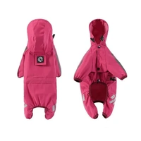 Waterproof Four Corner Pet Raincoats In Large Medium And Small Sizes Are Suitable For Dogs - Pink - S