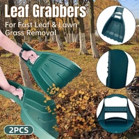 Outdoor Garden Rake Leaf Clipper Portable Yard Tool for Leaf Clearing Cleanup