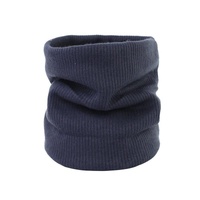 Fleece Neck Warmer Thermal Tube Scarf Winter Snood Hat for Men Women Outdoor - Blue