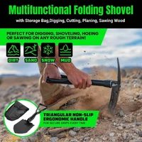 Folding Survival Shovel Outdoor Camping Emergency Tool For Hiking Fishing Rescue Gear
