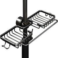 Multifunctional Faucet Shelf Kitchen Storage Sink Draining Basket Household Rack - Black