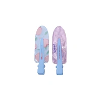 2PCS Juice Series Hair Clip Makeup Hair Accessories Colourful Hair Barrettes - Peach