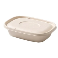 100X Food Preparation Burger Storages Cake Packaging Box Lunch Boxes - 1300ml-Primary